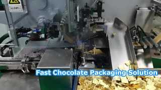 chocolate paper fold envelop packing machine