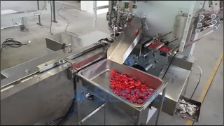 Heart chocolate foil wrapping machine