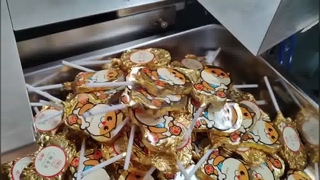 lollipop chocolate foil wrapping machine
