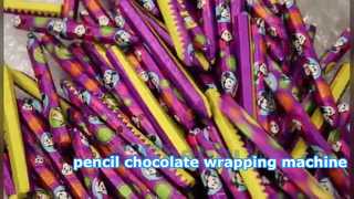 pencil chocolate wrapping machine