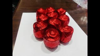 rose chocolate foil wrapping machine